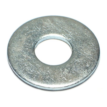 MIDWEST FASTENER Flat Washer, Fits Bolt Size 5/8" , Steel Zinc Plated Finish, 59 PK 03842
